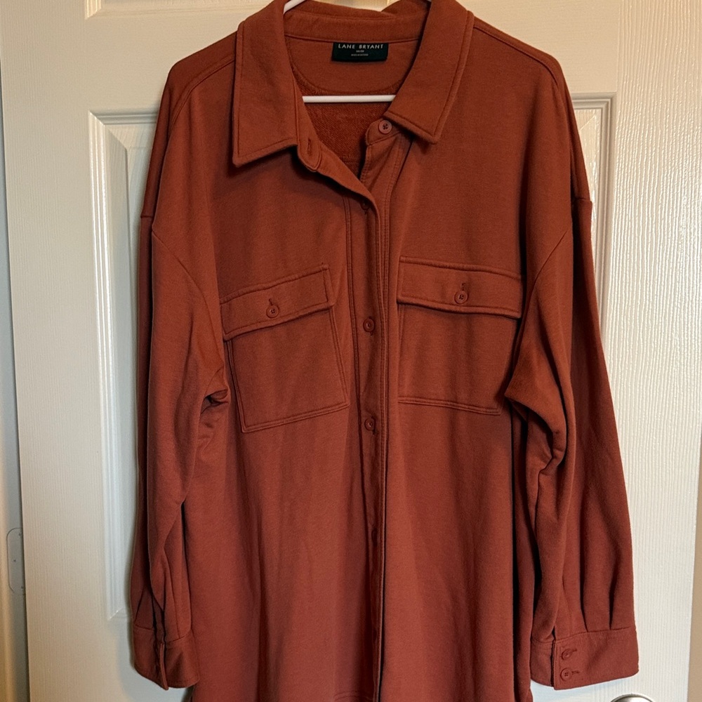 Lane Bryant Terracotta Utility Jacket